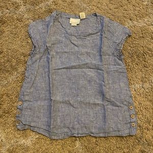 Cynthia Rowley blue blouse size small